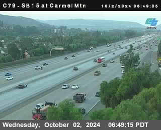 NB 15 at Carmel Mountain Rd.