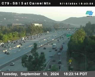 NB 15 at Carmel Mountain Rd.