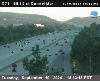 NB 15 at Carmel Mountain Rd.