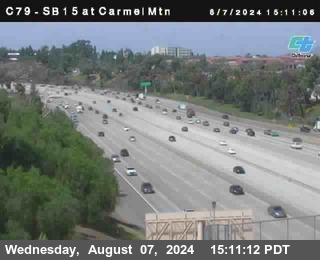 NB 15 at Carmel Mountain Rd.