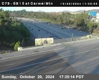 NB 15 at Carmel Mountain Rd.