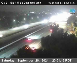 NB 15 at Carmel Mountain Rd.