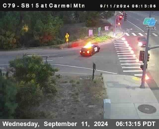 NB 15 at Carmel Mountain Rd.