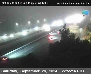 NB 15 at Carmel Mountain Rd.