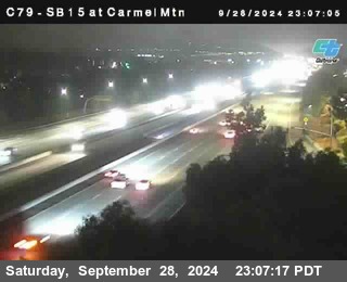 NB 15 at Carmel Mountain Rd.