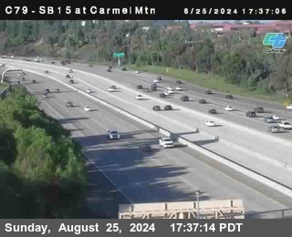 NB 15 at Carmel Mountain Rd.