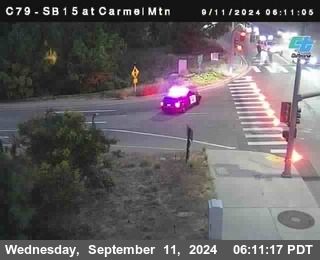 NB 15 at Carmel Mountain Rd.