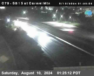 NB 15 at Carmel Mountain Rd.