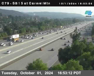 NB 15 at Carmel Mountain Rd.