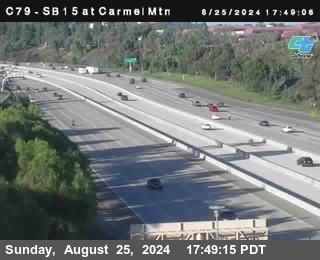 NB 15 at Carmel Mountain Rd.