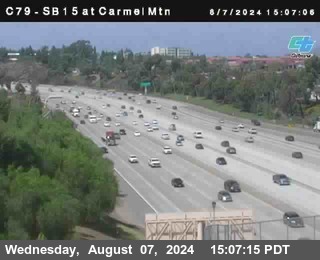 NB 15 at Carmel Mountain Rd.