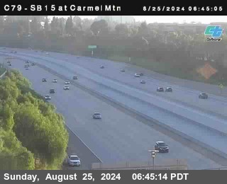 NB 15 at Carmel Mountain Rd.