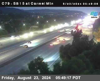 NB 15 at Carmel Mountain Rd.