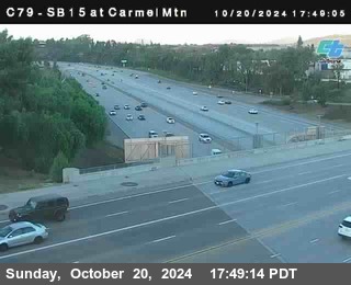 NB 15 at Carmel Mountain Rd.