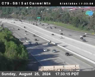 NB 15 at Carmel Mountain Rd.