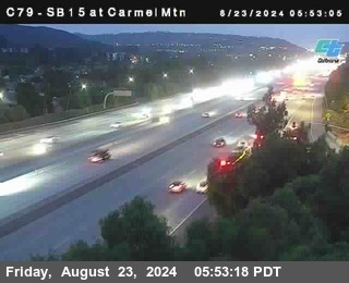 NB 15 at Carmel Mountain Rd.