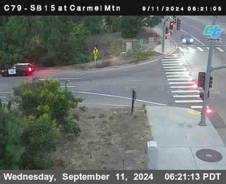 NB 15 at Carmel Mountain Rd.