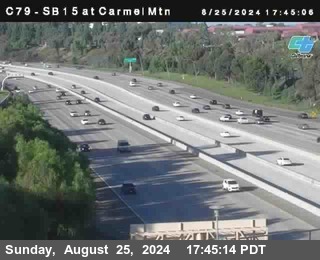 NB 15 at Carmel Mountain Rd.