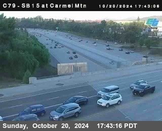 NB 15 at Carmel Mountain Rd.