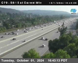 NB 15 at Carmel Mountain Rd.