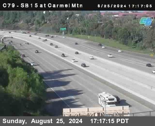 NB 15 at Carmel Mountain Rd.