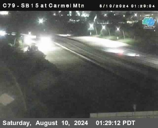 NB 15 at Carmel Mountain Rd.