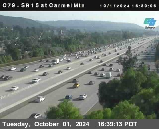 NB 15 at Carmel Mountain Rd.