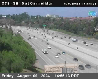 NB 15 at Carmel Mountain Rd.