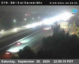 NB 15 at Carmel Mountain Rd.