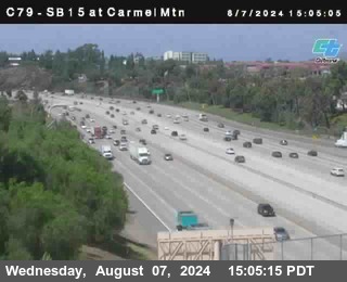 NB 15 at Carmel Mountain Rd.