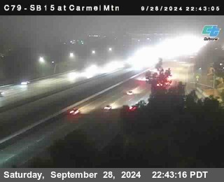 NB 15 at Carmel Mountain Rd.