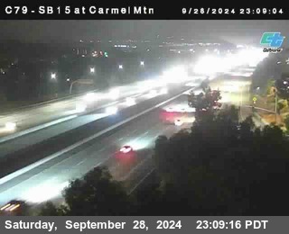 NB 15 at Carmel Mountain Rd.