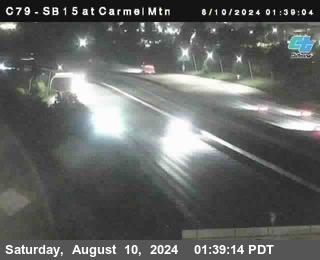 NB 15 at Carmel Mountain Rd.