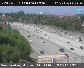 NB 15 at Carmel Mountain Rd.