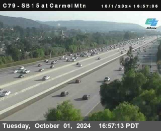 NB 15 at Carmel Mountain Rd.