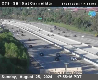 NB 15 at Carmel Mountain Rd.