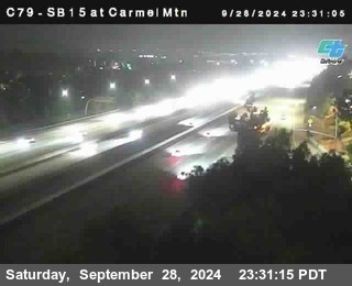 NB 15 at Carmel Mountain Rd.