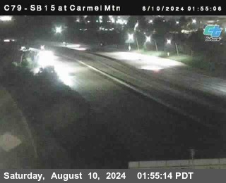 NB 15 at Carmel Mountain Rd.