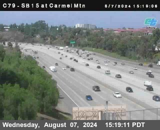 NB 15 at Carmel Mountain Rd.