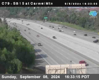 NB 15 at Carmel Mountain Rd.