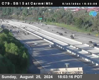 NB 15 at Carmel Mountain Rd.