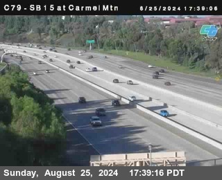 NB 15 at Carmel Mountain Rd.