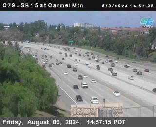 NB 15 at Carmel Mountain Rd.