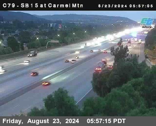 NB 15 at Carmel Mountain Rd.