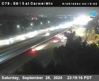 NB 15 at Carmel Mountain Rd.