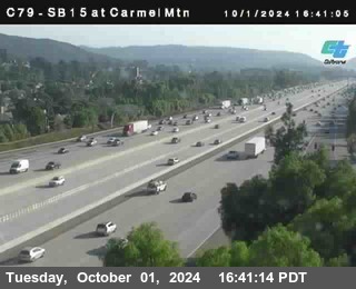 NB 15 at Carmel Mountain Rd.