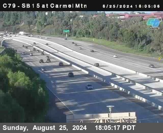 NB 15 at Carmel Mountain Rd.