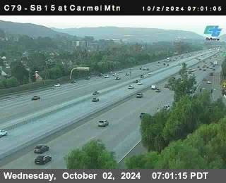 NB 15 at Carmel Mountain Rd.