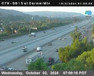 NB 15 at Carmel Mountain Rd.