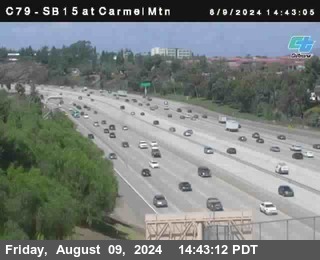 NB 15 at Carmel Mountain Rd.